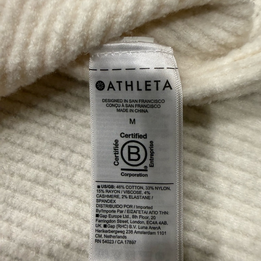 Athleta Women's Off-White Sweater - Picture 6 of 7